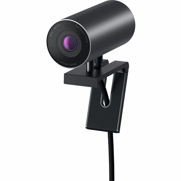 Dell UltraSharp WB7022 4K UHD Web Cam, Auto Focus, Black, 2 Pack