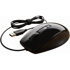 Dell V7623 Wired USB Optical Mouse, 6-Button 1600 DPI | Quiet Clicks, Fast Scrolling Wheel, Smooth Tracking, Compatible with PC & Mac, Plug and Play
