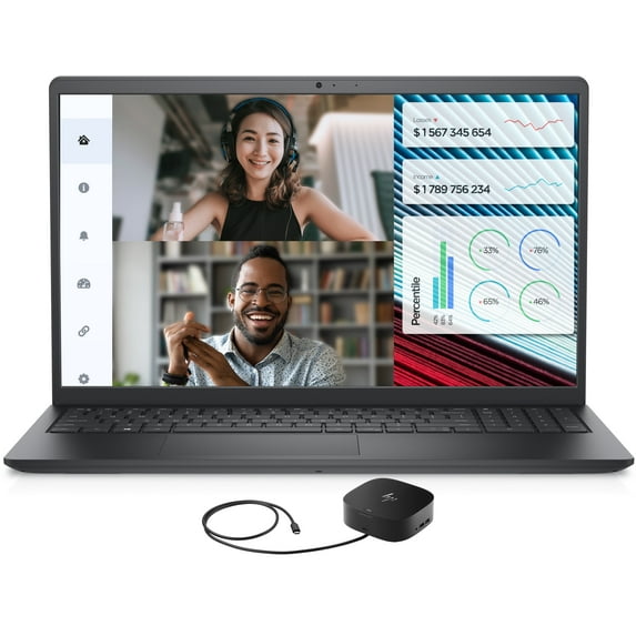 Dell VOSTRO Home/Business Laptop (Intel i7-1255U 10-Core, 15.6in 120 Hz Full HD (1920x1080), NVIDIA MX550, 16GB RAM, 4TB PCIe SSD, Wifi, Win 10 Pro) with G2 Universal Dock