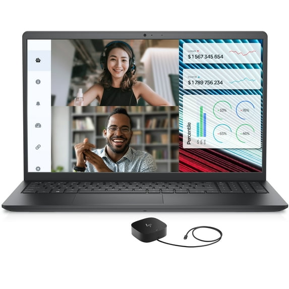 Dell VOSTRO Home/Business Laptop (Intel i7-1255U 10-Core, 15.6in 120 Hz Full HD (1920x1080), NVIDIA MX550, 64GB RAM, 2TB PCIe SSD, Wifi, Win 11 Home) with G5 Essential Dock