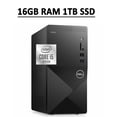thumbnail image 1 of Dell Vostro 3000 3888 Compact Business Desktop Computer 10th Gen Intel Hexa-Core i5-10400 16GB RAM 1TB SSD Intel UHD Graphics 630 HDMI VGA WiFi Bluetooth Win10 Pro Black, 1 of 5