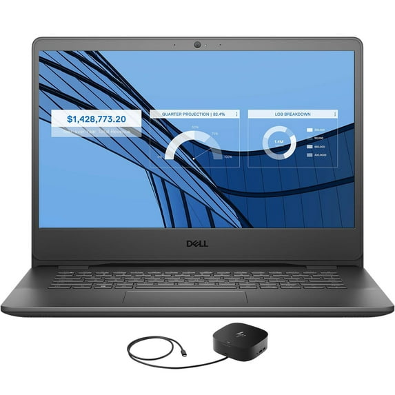 Dell Vostro 3400 Home/Business Laptop (Intel i5-1135G7 4-Core, 14.0in 60 Hz HD (1366x768), NVIDIA MX330, 64GB RAM, Win 11 Home) with G2 Universal Dock