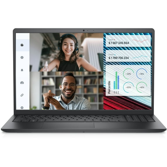 Dell Vostro 3520 15.6in IPS FHD 120Hz Business Laptop Carbon Black (10-Core Intel i5-1235U, 8GB RAM, 128GB PCIe SSD + 500GB HDD, Intel UHD, Wifi, Bluetooth, Webcam, Win 11 Home)