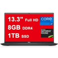 thumbnail image 1 of Dell Vostro 5000 5301 15 Laptop I 13.3 inch Full HD (300Nits) Anti-Glare I 11th Gen Intel 4-Core i7-1165G7 I 8GB DDR4 1TB SSD I GeForce MX350 2GB Graphic I Backlit Fingerprint USB-C HDMI Win10 Dune, 1 of 5