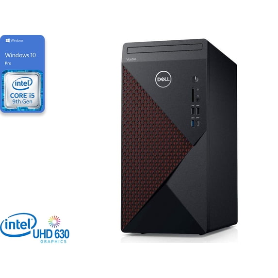 Dell Vostro 5090 Desktop, Intel Core i5-9400 Upto 4.1GHz, 16GB RAM, 2TB NVMe SSD, DVDRW, HDMI, DisplayPort, Card Reader, Wi-Fi, Bluetooth, Windows 10 Pro