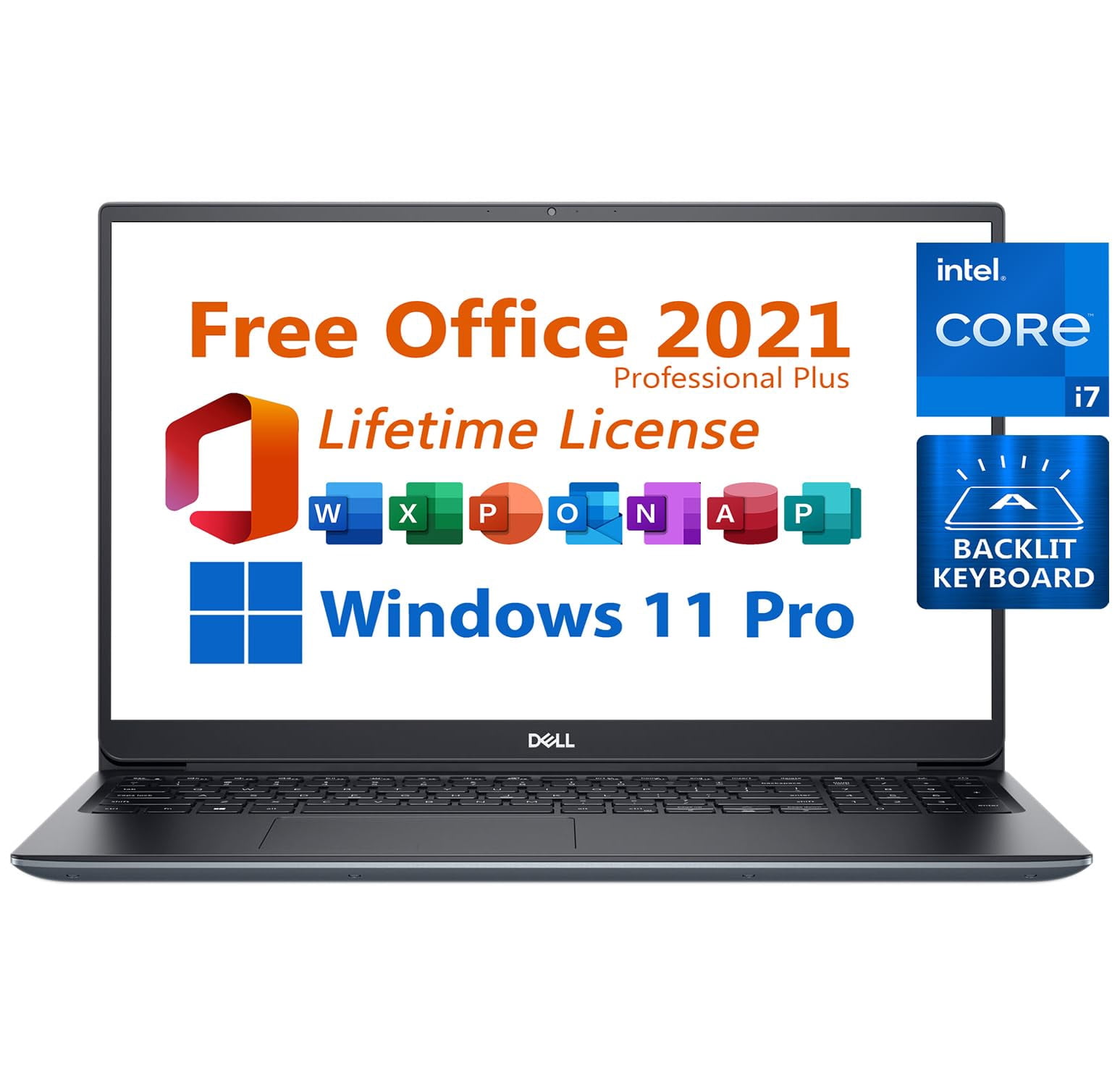 Dell Vostro Business Laptop, Free Microsoft Office 2021 with Lifetime