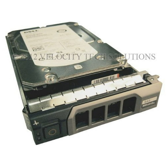 Dell W347K 600GB 15K 16MB 6.0GBps 3.5 Enterprise Class SAS Hard Drive in Poweredge R Series Tray