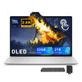 thumbnail image 1 of Dell XPS 13.4" 3K OLED Touchscreen Laptop, Intel Ultra 9 288V, 32GB RAM, 2TB Storage(1TB SSD+1TB Docking Station Set), Intel Arc Graphics, Backlit Keyboard, Fingerprint, Wi-Fi 7, Win 11, Platinum, 1 of 9