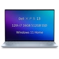 thumbnail image 1 of Dell XPS 13 9315 13.4" FHD+ (Intel 10-Core i7-1250U, 16GB LPDDR5 RAM, 512GB SSD) Thin & Light Business Laptop, Long Battery Life, Thunderbolt 4, IR Webcam, Backlit, Fingerprint, Wi-Fi 6E, Win 11 Home, 1 of 5