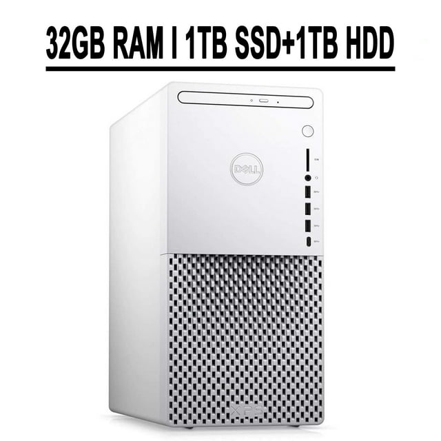 Dell XPS 8940 Special Edition Gaming Tower Desktop Computer 10th Gen Intel Octa-Core i7-10700 32GB RAM 1TB SSD 1TB HDD Geforce RTX 2060 Super 8GB DVD-RW HDMI USB-C Win10