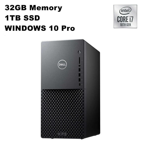 Dell XPS 8940 Tower - 10th Gen Intel Core i7-10700 - 32GB Ram- 1TB SSD - Windows 10 Professional