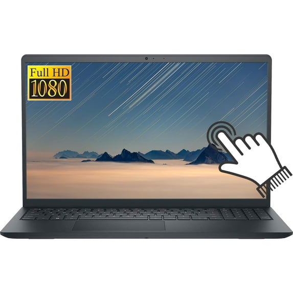Dell Inspiron 3535 Touchscreen Laptop , AMD Ryzen 5-7530U,15.6" FHD (1920 x 1080) LED Display , Long Battery Life , Windows 11 Home (8GB RAM | 1TB SSD)