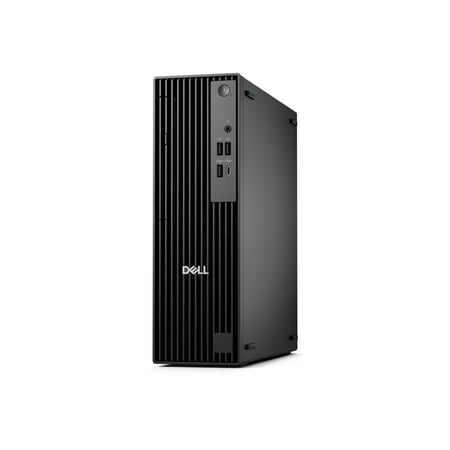 Dell Pro Slim QCS1250 Desktop Computer, Intel Core Ultra 5 235, 16 GB, 256 GB PCI Express NVMe 4.0 SSD, Slim PC, Standard Black