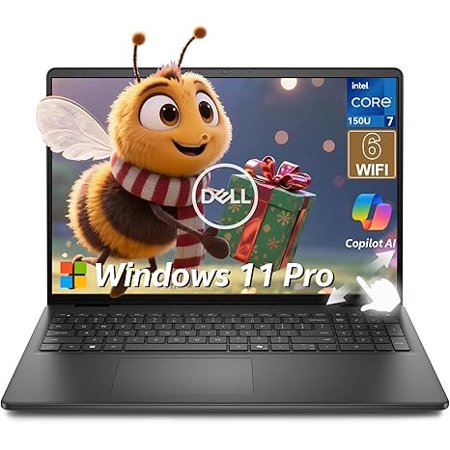 Dell 16 Touchscreen Laptop for Business & Student, Intel Core 7 150U (up to 5.4GHz), 16" FHD+ IPS, Windows 11 Pro, Copilot AI, Backlit KB, WiFi 6 & BT(64GB DDR5 | 2TB SSD)