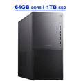 thumbnail image 1 of Dell XPS 8960 Premium Business Desktop Computer 13th Gen Intel 16-Core i7-13700 Processor 64GB DDR5 1TB SSD Intel UHD Graphics 770 USB-C DisplayPort Killer 1675 Wireless Win11 Black, 1 of 5