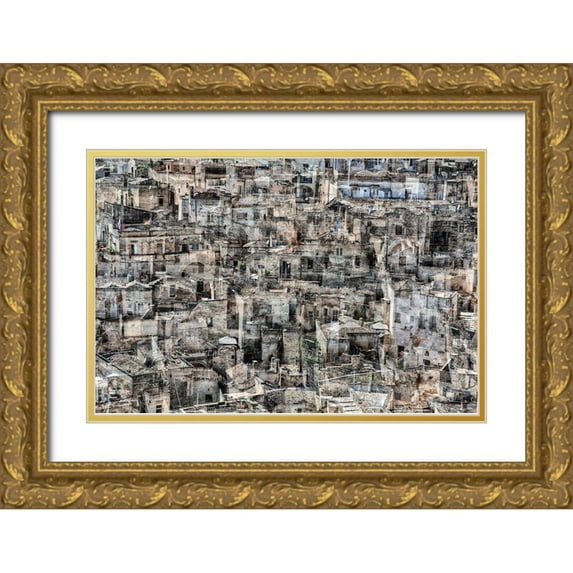 Della Latta, Massimo 14x11 Gold Ornate Wood Framed with Double Matting Museum Art Print Titled - Matera