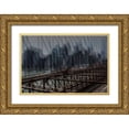 thumbnail image 1 of Della Latta, Massimo 32x23 Gold Ornate Wood Framed with Double Matting Museum Art Print Titled - Nyc 6, 1 of 4
