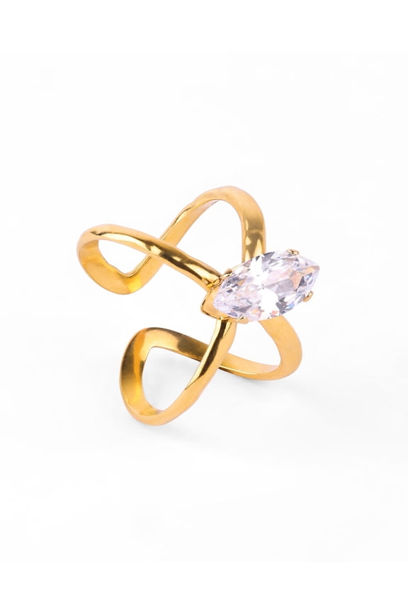 Della Marquise cut Adjustable Ring