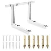 Della Outdoor Wall Mounting Bracket for Ductless 6000 - 36000 BTU Mini Split, Compressor and Heat Pump System, Easy to Install UniversalHeavy Duty Mini Split Bracket, Supports up to 485 LBS