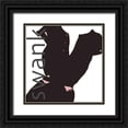 thumbnail image 1 of Della-Piana, Elissa 12x12 Black Ornate Wood Framed with Double Matting Museum Art Print Titled - Fashion Swank, 1 of 4