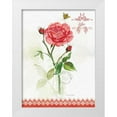 thumbnail image 1 of Della-Piana, Elissa 19x24 White Modern Wood Framed Museum Art Print Titled - Flower Study on Lace XIII, 1 of 4
