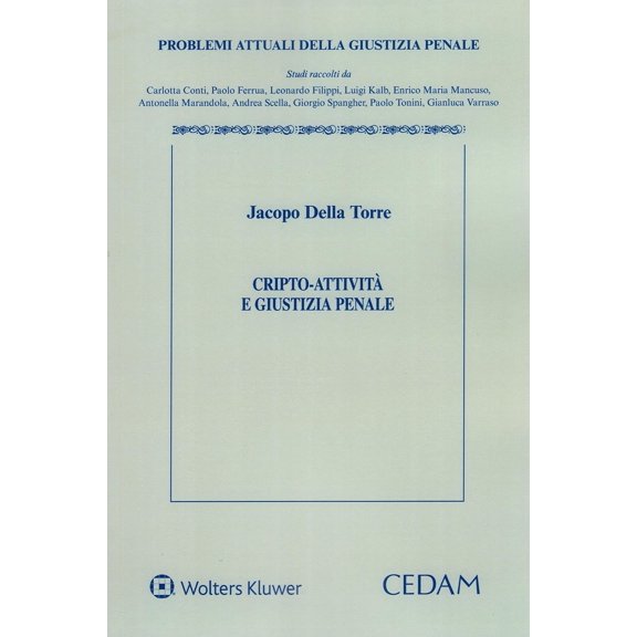 Della Torre Cripto-attivit e giustizia penale (Paperback)