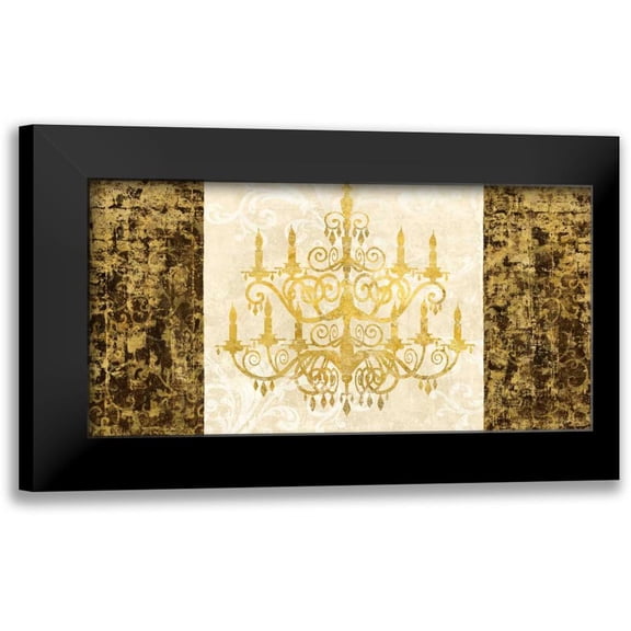 Dellal, Remy 14x9 Black Modern Framed Museum Art Print Titled - Chandelier Royale