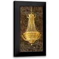 thumbnail image 1 of Dellal, Remy 9x14 Black Modern Framed Museum Art Print Titled - Panneau Chandelier I, 1 of 5