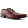 thumbnail image 1 of Delli Aldo Frank M19121PL Square Toe Men's Classical Comfortable Vegan Leather Dress Shoes, 1 of 2