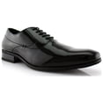 thumbnail image 1 of Delli Aldo Frank M19121PL Square Toe Men's Classical Comfortable Vegan Leather Dress Shoes, 1 of 2