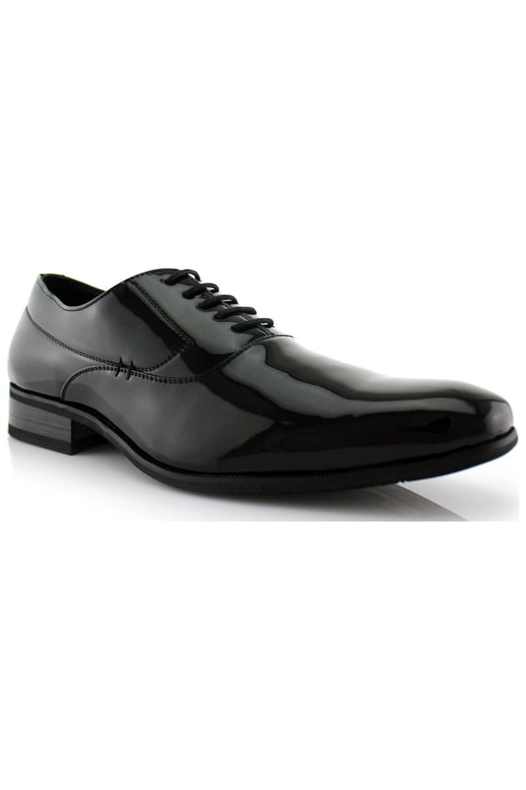 Frank M19121PL Square Toe Men's Classical Comfortable Vegan Leather Dress Shoes