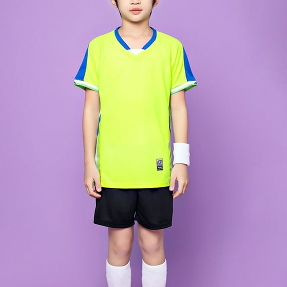 Delliss 4-13 Years Boys Basketball Trendy Print Short Sleeve Top Sweat Absorbing Shorts Outfit