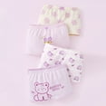 thumbnail image 1 of Delliss 4pcs Little Girls Underwear Soft Comfort Cotton Bikini Panties 1.5-16 Years Toddler Undies Kids Brief, 1 of 3