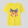 thumbnail image 1 of Delliss 4th of July Tee Blouse for Girl Short Sleeves Shirts Tops Shirt 2-15 Years, 1 of 4
