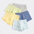 thumbnail image 1 of Delliss 5pcs Soft Underwear Cotton Girls Boys Panties Toddler Panties Baby Undies Girls Boys Flat Shorts 2-15Y, 1 of 9
