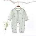 thumbnail image 1 of Delliss Baby Bodysuit Long Sleeve Jumpsuit Printed Cotton Rompers Infant Girls Boys Summer Onesie, 1 of 6