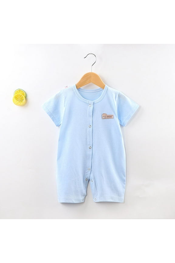 Baby Boy Neutral T Shirt Romper Shorts Jumpsuit Summer Outfit Trendy Clothes Cute Clothing