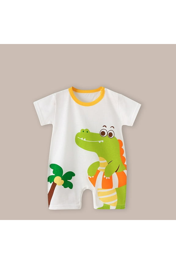 Baby Boy Neutral T Shirt Romper Shorts Jumpsuit Summer Outfit Trendy Clothes Cute Clothing