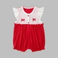 thumbnail image 1 of Delliss Baby Girl Romper Ruffle Sleeveless Jumpsuit Cotton Button Bodysuit Summer Clothes Outfit, 1 of 6