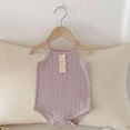 thumbnail image 1 of Delliss Baby Girls Spaghetti Strap Bodysuit Summer Cotton Sleeveless Romper Breathable Tank Top Jumpsuit, 1 of 7