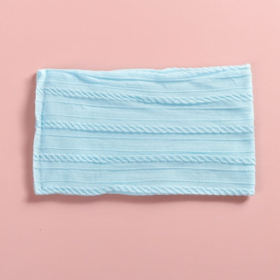 Delliss Baby Headband for Girls & Boys Soft Cotton Summer Headscarf,Adjustable Toddler Sun Protection Band,Cute Photoshoot Accessory 1-3 Years