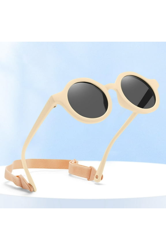 Baby Sunglasses with Strap Flexible Polarized UV Protection for Toddler Infant Newborn Age 0-36 Months