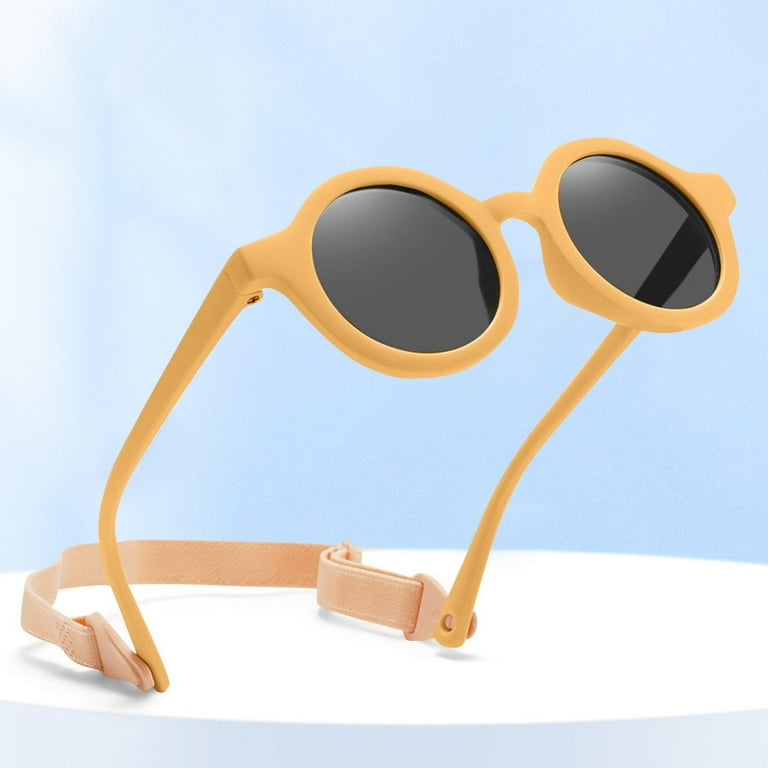 Delliss Baby Sunglasses with Strap Flexible Polarized UV