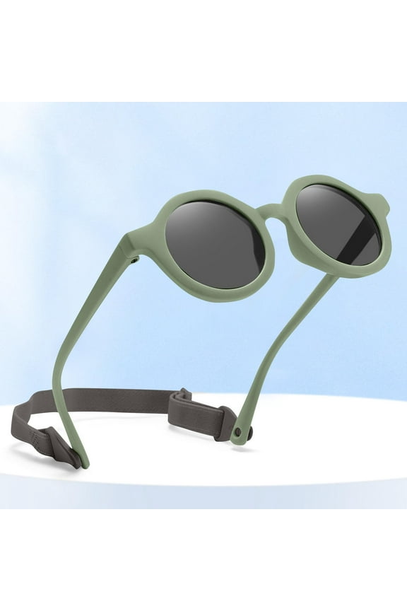 Baby Sunglasses with Strap Flexible Polarized UV Protection for Toddler Infant Newborn Age 0-36 Months