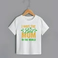 thumbnail image 1 of Delliss Baby and Toddler Boys' Family Short Sleeve Graphic Cotton T-Shirts 2-10 Years, 1 of 4