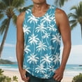 thumbnail image 1 of Delliss Beach Tank Tops for Men Summer Sleeveless Gym Workout Shirts Mens Athletic Tank Top, 1 of 5