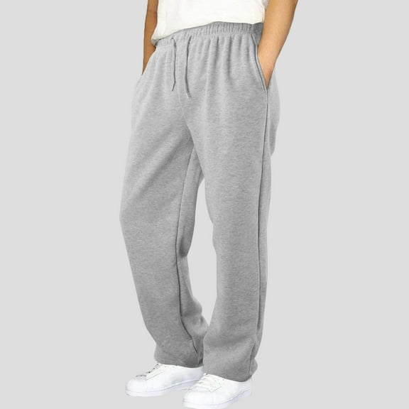 Delliss Boy Drawstring Pants Teen Boy Pants Cargo Pants For Kid Boy Wide Leg Long Pants Gray 6-7Years