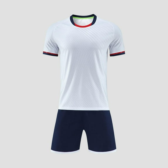 Delliss Boys' Comfy Breathable Short Sleeve Top Elastic Waist Shorts Sports Set 5-13 Years