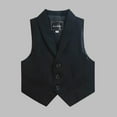 thumbnail image 1 of Delliss Boy's Formal Suit Vest Solid Dress Waist Coat Fashion Vest Casual Jacket Size 2-14 Years, 1 of 3
