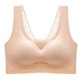 thumbnail image 1 of Delliss Bralettes Padded for Women Lace Strap Bra Seamless Sports bra Wireless Comfort Yoga Lightly T-Shirt Tank Tops, 1 of 2